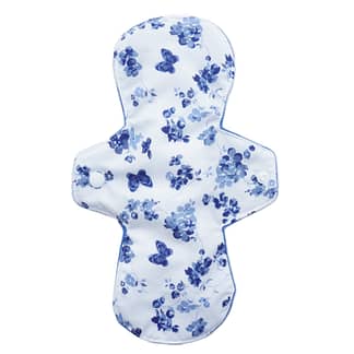 Cotton reusable sanitary pad - Butterflies and blooms