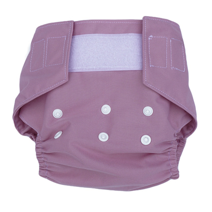 Reusable nappy in blush rose